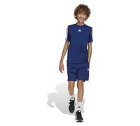 Adidas Jungen T-Shirt Train Essentials 3-Streifen Dunkelblau/Weiß Gr. 128