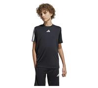 adidas Training Essentials 3 Stripes T - Shirt Kinder Schwarz, Weiß
