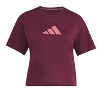 adidas Train Essentials Big Logo Training Damen T-Shirt, braun, Gr. L
