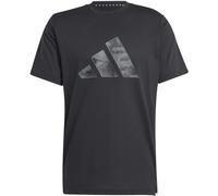 Adidas Train Essentials Camo Graphic Logo Herren T-Shirt, schwarz S