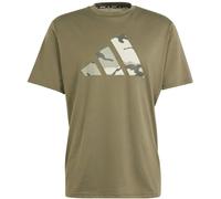 Adidas Train Essentials Seasonal Brand Love Camo T-Shirt Herren T-Shirt, grün M