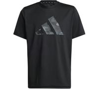 Adidas Train Essentials Seasonal Print T-Shirt Junior Kinder T-Shirt, schwarz 128