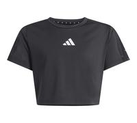 adidas Train Essentials Seasonal Print Trainingsshirt Mädchen KB7027 - black/silver met. 128