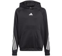 Adidas - Train Icons AEROREADY 3-Streifen Hoodie Schwarz - Gr. - 128