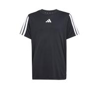 adidas Training Essentials 3 Stripes T-Shirt Kinder-Schwarz,Weiß schwarz | Größe: 152