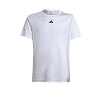 Adidas Train Essentials Logo Regular Fit Kinder T-Shirt, weiß 140