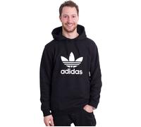Adidas - Trefoil Black - Hoodie - Schwarz - M - 100% Baumwolle Schwarz M