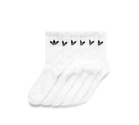 Adidas Trefoil Cushion Crew Socken, 6 Paar Socken weiss M