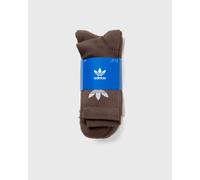 Adidas TREFOIL CREW SOCK CUSHION 6 PAIR PACK men Socks brown|beige in Größe:L