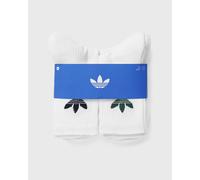 Sportsocken ADIDAS ORIGINALS "TR CREW S 6P", Damen, Gr. L (43/45), weiß (weiß, night indigo, collegiate grün), Obermaterial: 65% Baumwolle, 31% Polyester, 3% Elasthan, 1% Polyamid, Socken Sportsocken,