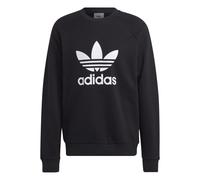 Adidas Trefoil Crew Sweatshirt mit großem Logo in Schwarz M