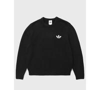 Sweatshirt ADIDAS ORIGINALS "KNITTED SWEATER", Herren, Gr. XL, schwarz, Obermaterial: 59% Polyacryl, 30% Polyamid, 8% Wolle, 3% Elasthan, normal, Rundhals, angesetztes Bündchen, Sweatshirts Sweatshirt