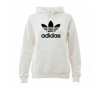 Adidas Trefoil Hoodie Herren Kapuzenpullover French Terry - Weiß / S