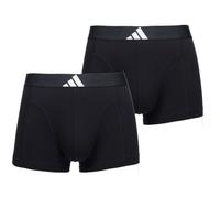 adidas Herren Boxershorts 2er Pack-Trunk (2PK) -Active Flex Cotton Body Unterwäsche, Black_4AM020, XXL