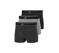 adidas Unterwäsche Boxershorts Trunk Climacool Active Micro Flex Eco grau/schwarz Herren - 3 Stück, Größe XL