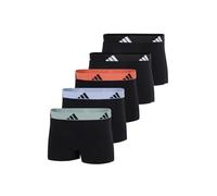 Boxershorts ADIDAS ORIGINALS "Boxershort Trunks 5P Acvtive Flex Cotton 5er Pack", Herren, Gr. M, bunt (schwarz, grau, rot), Obermaterial: 95% Baumwolle CO. 5% Elasthan EL., Unterhosen (28781846-M) sch