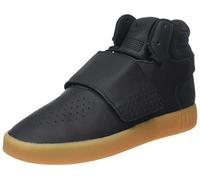 adidas Tubular Invader Strap, Herren Hohe Sneaker, Schwarz (Core Black/Gum/Footwear White), 46 EU