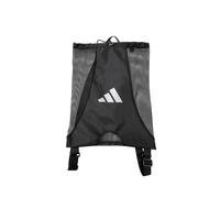 adidas Netz-Rucksack für Boxen, Karate, Judo, Taekwondo, Kickboxen, BJJ, Fitnessstudio, Training, schwarze Tasche mit Kordelzug, Schwarz , 45*50cm