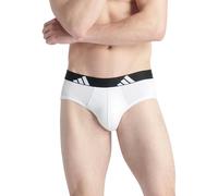 adidas Slip Active Flex Cotton, 3er-Pack, Baumwolle, Weiß/Grau, Herren Größe S