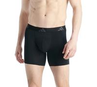 Adidas Herren Boxershorts Ergonomic Boxer Brief – Active Flex Cotton – 2er Pack Schwarz XL