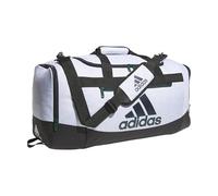 adidas Defender 4 Medium Duffel Bag, Jersey White/Legend Ink Blue/Black, One Size, Defender 4 Medium Duffel Bag, Jersey White/Legend Ink Blue/Black, Einheitsgröße, Defender 4 Medium Seesack