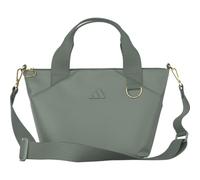 adidas Uni-Erwachsene Mini Tote for Women, Small Crossbody Bag Tragetasche, Premium/Silbergrün/Gold Metallic