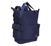 adidas Uni-Erwachsene Unisex Saturday 2 Tote Rucksack (23 L), Strapazierfähig, Leicht, Athletische Tragetasche mit Griffen Rucksacktasche, Dunkelblau/Rotgold, Einheitsgröße