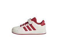 Adidas Uni Kinder Grand Court Lifestyle Tennis Schnürschuhe, Off White Collegiate Red Core Black, 4.5 UK Child