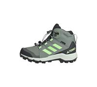 Adidas Uni Kinder Terrex Mid GTX Sneaker, Silberfarben, Grün, Kristall, 5.5 UK Child
