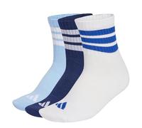 adidas Unisex 3 Stripes Cushioned Sportswear Mid Cut Socks 3 Pair Pack Socken