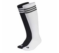 3-Streifen Kniestrümpfe, 2 Paar White / Black / Black / White 37-39
