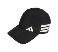 adidas Unisex 3 Stripes Training Essentials Cap, Black/White, S-M