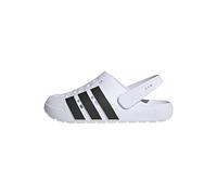 adidas Unisex Adilette 2.0 Clog Sandal, Cloud White/Core Black/Cloud White, 38 EU