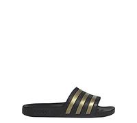 adidas Unisex Adilette Aqua Schiebe-Sandalen, Core Black Gold Metallic Core Black, 42 2/3 EU