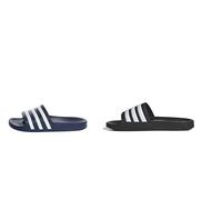 adidas Unisex Adilette Aqua Schlappen, Dark Blue/FTWR White/Dark Blue, 43 EU Herren Adilette Shower Slipper, Schwarz, 43 EU