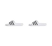 adidas Unisex Adilette Aqua Schlappen, Ftwr White/Core Black/Ftwr White, 43 EU (Packung mit 2)