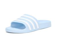 adidas Unisex Adilette Aqua Slide Sandal, Blue/White/Blue, 9 US Men