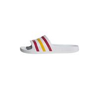 adidas Unisex Adilette Aqua Slides, ftwr white/team power red 2/crew yellow, 43 EU