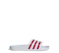 adidas Unisex Adilette Aqua Slides Sandal, Ftwr White/Team Colleg Red/Ftwr White, 46 EU