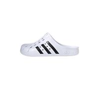 adidas Badeschuhe Adilette Clog Weiß / Schwarz 42