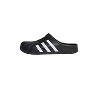 adidas Unisex Adilette Clogs, Core Black / Cloud White / Core Black, 40.5 EU