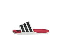 Adidas Unisex Slides ADILETTE COMFORT 2.0 – crystal white/core black/lucid red – Größe 42