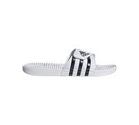 adidas Unisex Adissage Slides, Cloud White / Core Black / Cloud White, 40.5 EU