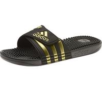 adidas Adissage Badelatschen Herren EG6517 - core black/gold met./core black 48 2/3