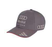 adidas Unisex Audi Revolut F1 Team Baseball Cap Hat, Grey strata, S-M
