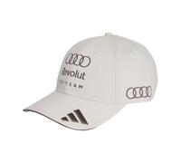 adidas Unisex Audi REVOLUT Formula ONE Team Baseball Cap, Chalk Pearl, S-M