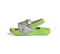 adidas Unisex Baby ADIDAS PIXAR TOY STORY ADILETTE ESTRAP SLIDES INFANTS, semi solar green/purple burst/grey two, 19 EU