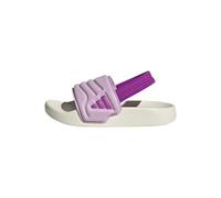 adidas Unisex Baby ADILETTE ESTRAP 2.0 SLIDES INFANTS, off white/purple burst/bliss lilac, 25 EU
