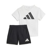 adidas Unisex Baby ESSENTIALS BIG LOGO T-SHIRT SET, white/black, 6-9 Months