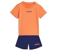 adidas Essentials Baby-T-Shirt + Shorts Set KE0865 - dusky orange/dark blue/dark blue 104